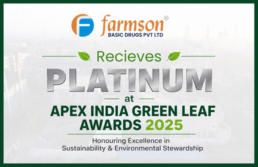 Farmson Wins Platinum at Apex India Green Leaf Awards 2025